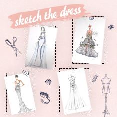  Skech The Dress: מציירים שמלת כלה